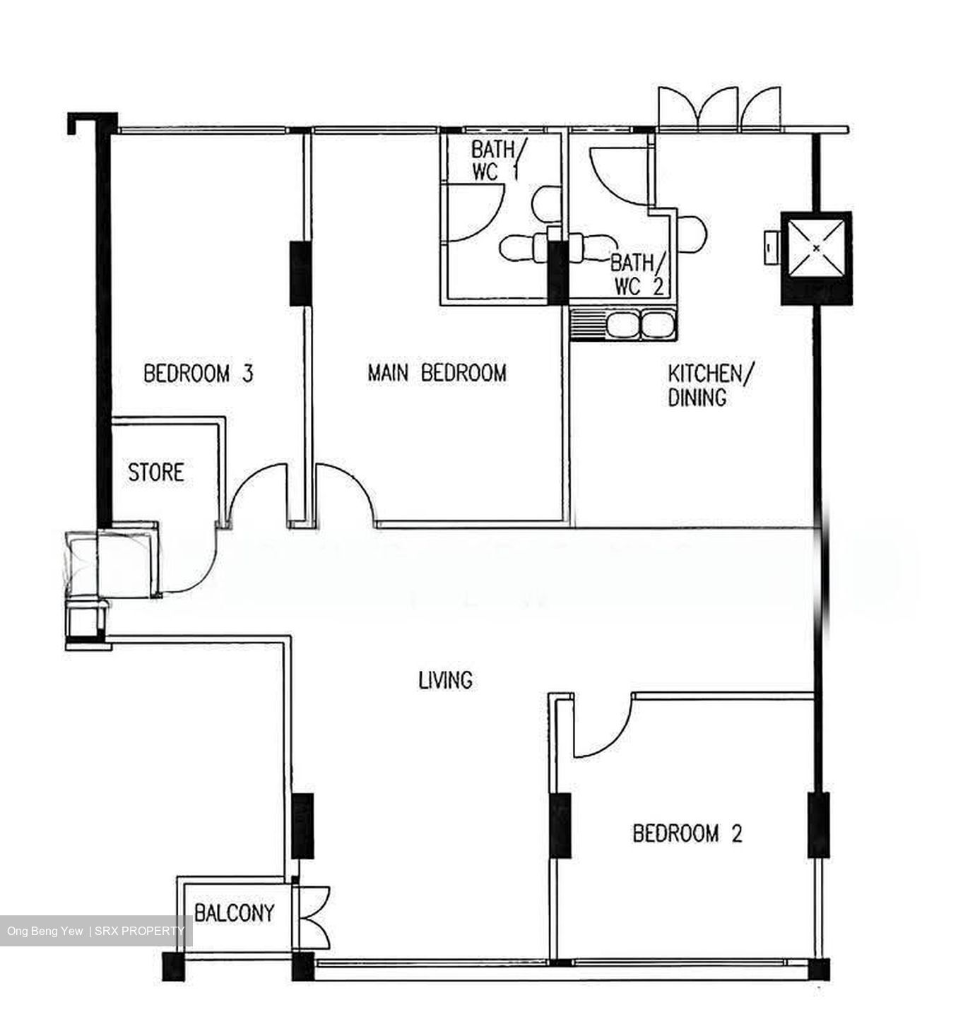Blk 124 Pasir Ris Street 11 (Pasir Ris), HDB 4 Rooms #635402001